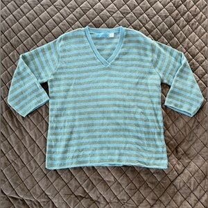 Y2K Striped Knit Sweater